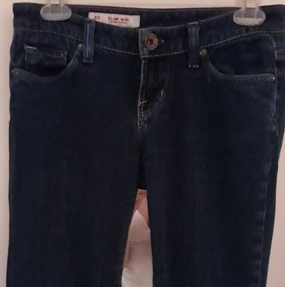 Express X2 dark Slim Flare jeans